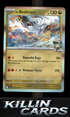 N's Reshiram - 116/159 116/159 Pokemon Rare SV09: Journey Together Card NM