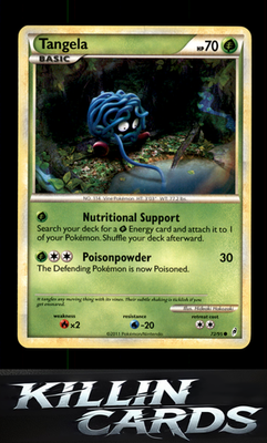 Tangela 72/95 Pokemon Common Call of Legends Card LP