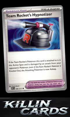 Team Rocket's Hypnotizer 206/217 Pokemon Uncommon ME: Ascended Heroes Card NM