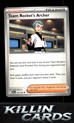 Team Rocket's Archer - 170/182 170/182 Pokemon Uncommon SV10: Destined Rivals Ca