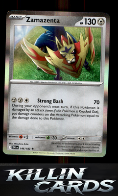 Zamazenta - 146/182 146/182 Pokemon Rare SV10: Destined Rivals Card NM