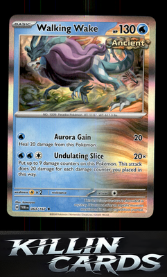 Walking Wake 063/167 Pokemon Rare SV06: Twilight Masquerade Card NM