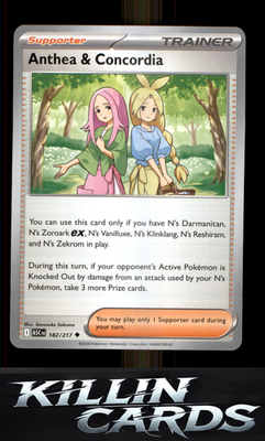 Anthea & Concordia - 182/217 182/217 Pokemon Uncommon ME: Ascended Heroes Card N