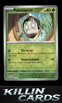 Reverse Holofoil Poltchageist - 021/167 021/167 Pokemon Common SV06: Twilight Ma