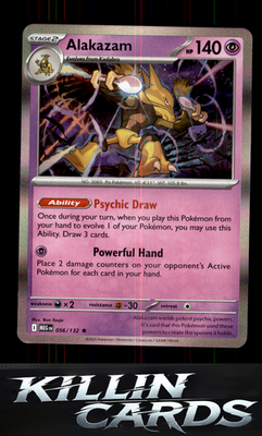 Alakazam 056/132 Pokemon Rare ME01: Mega Evolution Card NM