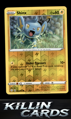 Reverse Holofoil Shinx 031/072 Pokemon Common Shining Fates Card NM