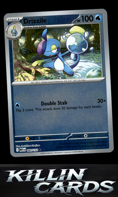 Reverse Holofoil Drizzile 040/132 Pokemon Common ME01: Mega Evolution Card NM
