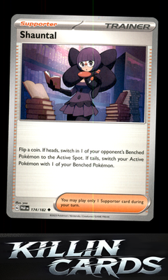 Shauntal 174/182 Pokemon Uncommon SV04: Paradox Rift Card NM