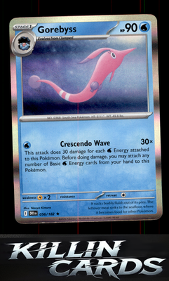 Gorebyss 056/182 Pokemon Rare SV10: Destined Rivals Card NM