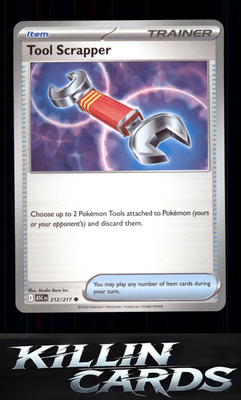 Tool Scrapper 212/217 Pokemon Common ME: Ascended Heroes Card NM
