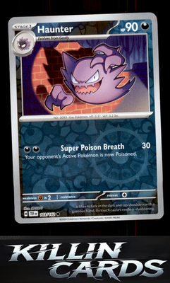 Reverse Holofoil Haunter 103/162 Pokemon Common SV05: Temporal Forces Card NM