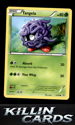 Tangela 4/160 Pokemon Common XY - Primal Clash Card LP