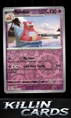 Reverse Holofoil Slowbro 080/165 Pokemon Uncommon SV: Scarlet & Violet 151 Card