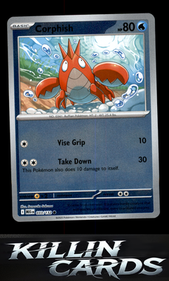 Reverse Holofoil Corphish 033/132 Pokemon Common ME01: Mega Evolution Card NM