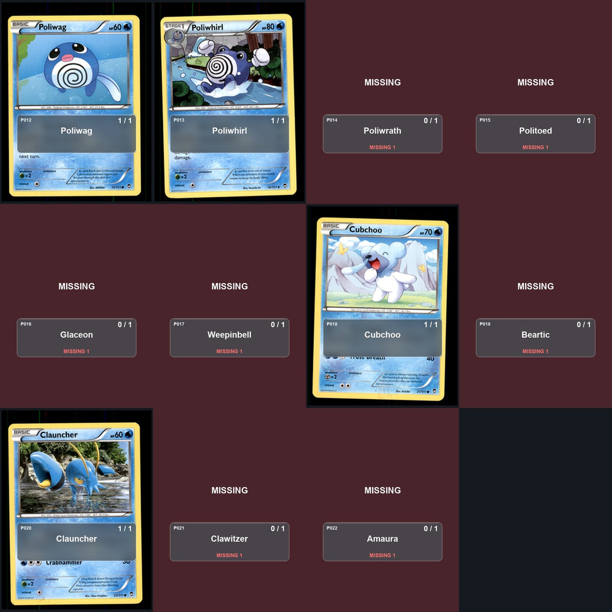 Pokemon TCG XY - Furious Fists C/UC/R Standard Set 61 Cards