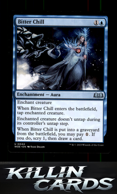 Bitter Chill 44 Magic U Wilds of Eldraine Card NM