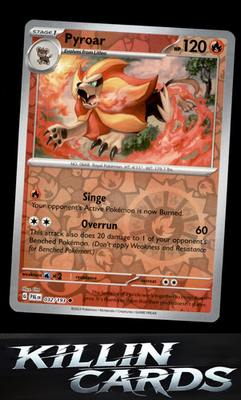 Reverse Holofoil Pyroar - 032/193 032/193 Pokemon Uncommon SV02: Paldea Evolved