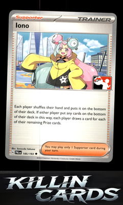 Iono 185/193 Pokemon Uncommon Prize Pack Series Cards Card NM