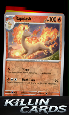 Reverse Holofoil Rapidash 078/165 Pokemon Uncommon SV: Scarlet & Violet 151 Card