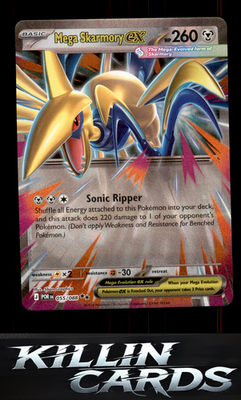 Mega Skarmory ex - 055/088 055/088 Pokemon Double Rare ME03: Perfect Order Card