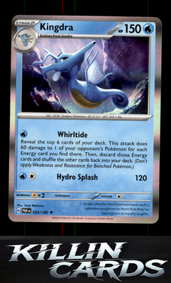 Kingdra 032/182 Pokemon Rare SV04: Paradox Rift Card NM