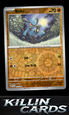 Reverse Holofoil Riolu - 112/198 112/198 Pokemon Common SV01: Scarlet & Violet B