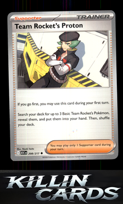 Team Rocket's Proton 208/217 Pokemon Uncommon ME: Ascended Heroes Card NM