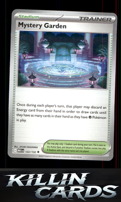 Mystery Garden - 122/132 122/132 Pokemon Uncommon ME01: Mega Evolution Card NM