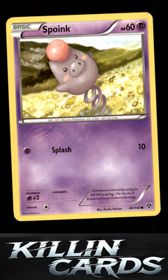 Spoink 49/146 Pokemon Common XY Base Set Card LP