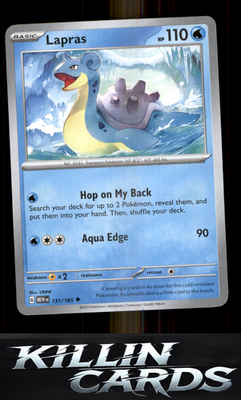 Lapras 131/165 Pokemon Uncommon SV: Scarlet & Violet 151 Card NM