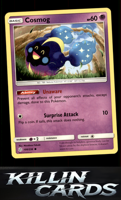 Cosmog - 100/236 100/236 Pokemon Common SM - Cosmic Eclipse Card NM