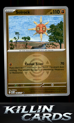 Solrock (Energy Symbol Pattern) 106/217 Pokemon Uncommon ME: Ascended Heroes Car