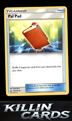Pal Pad 132/156 Pokemon Uncommon SM - Ultra Prism Card NM