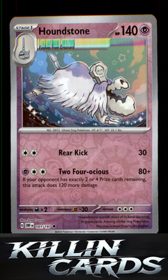 Reverse Holofoil Houndstone 101/197 Pokemon Uncommon SV03: Obsidian Flames Card
