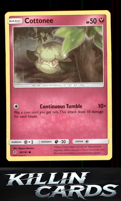 Cottonee 90/145 Pokemon Common SM - Guardians Rising Card LP