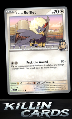 Larry's Rufflet 173/217 Pokemon Common ME: Ascended Heroes Card NM
