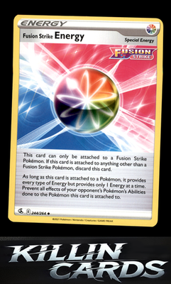 Fusion Strike Energy 244/264 Pokemon Uncommon SWSH08: Fusion Strike Card NM