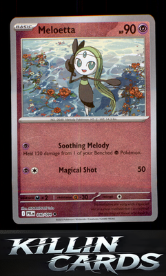 Reverse Holofoil Meloetta 040/094 Pokemon Uncommon ME02: Phantasmal Flames Card