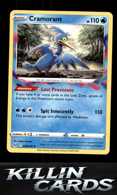 Cramorant 050/196 Pokemon Rare SWSH11: Lost Origin Card NM