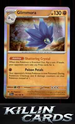Glimmora 126/193 Pokemon Rare SV02: Paldea Evolved Card NM
