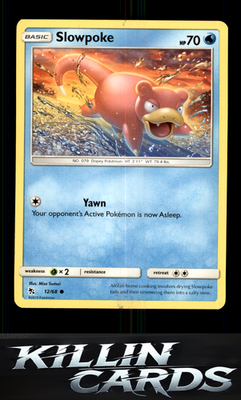Slowpoke 12/68 Pokemon Common Hidden Fates Card LP