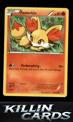 Fennekin 25/162 Pokemon Common XY - BREAKthrough Card NM