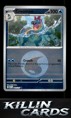 Reverse Holofoil Croconaw (Energy Symbol Pattern) 042/217 Pokemon Uncommon ME: A