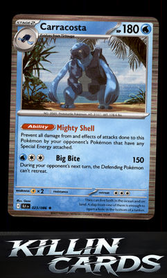Carracosta 023/086 Pokemon Rare SV: Black Bolt Card NM