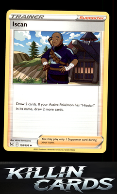 Iscan 158/196 Pokemon Uncommon SWSH11: Lost Origin Card NM