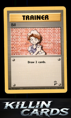 Bill 118/130 Pokemon Common Base Set 2 Card NM