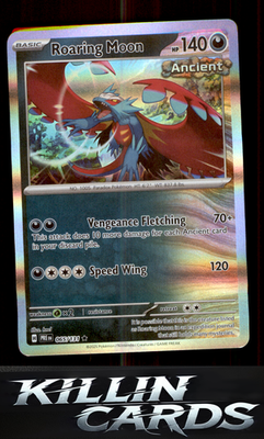 Roaring Moon 065/131 Pokemon Rare SV: Prismatic Evolutions Card NM