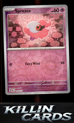 Reverse Holofoil Spritzee 038/131 Pokemon Common SV: Prismatic Evolutions Card N