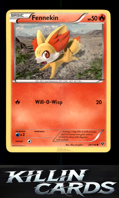 Fennekin 24/146 Pokemon Common XY Base Set Card LP