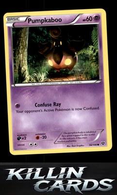 Pumpkaboo 56/146 Pokemon Common XY Base Set Card LP